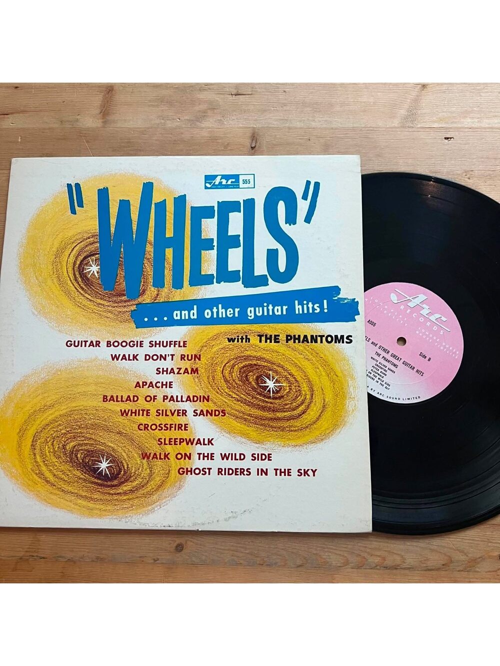 The Phantoms - Wheels and Other Guitar Hits! 33rpm VG+ VR16